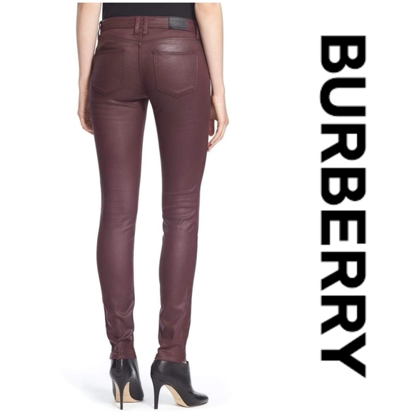 Burberry Brit low rise waxed skinny jeans - Picture 2 of 4